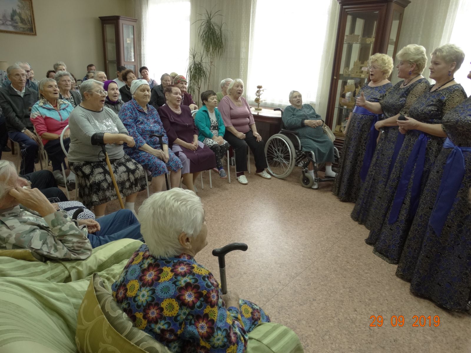 Выступление коллектива Рыканского сельского дома культуры.